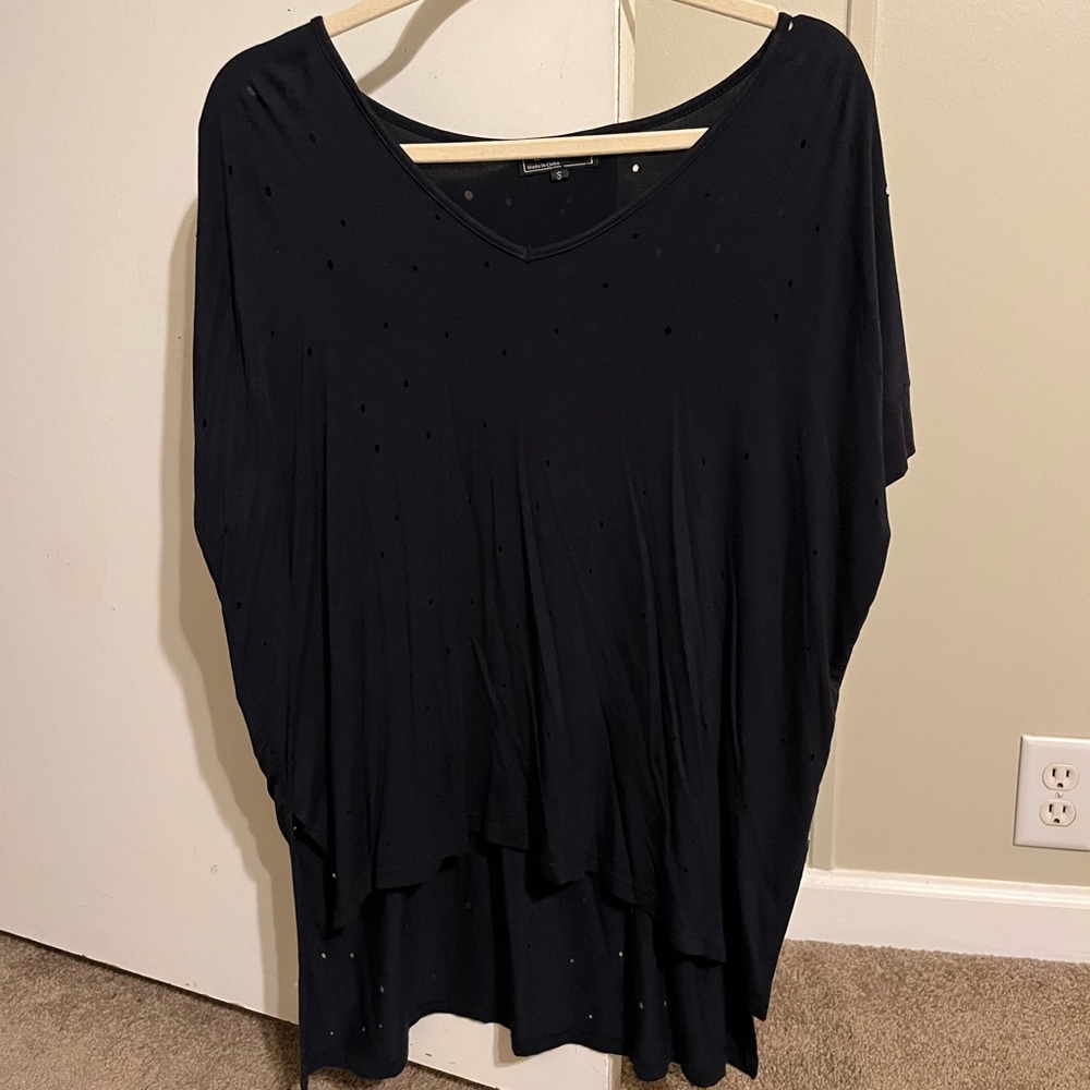 SHIRT | black shirt with holes